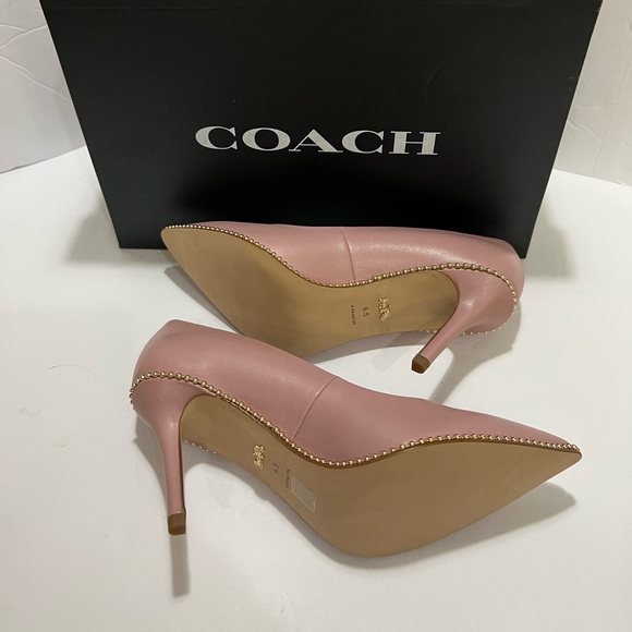 NWT 🖤 COACH HIGH HEELS✨size - 6.5 - Picture 7 of 9